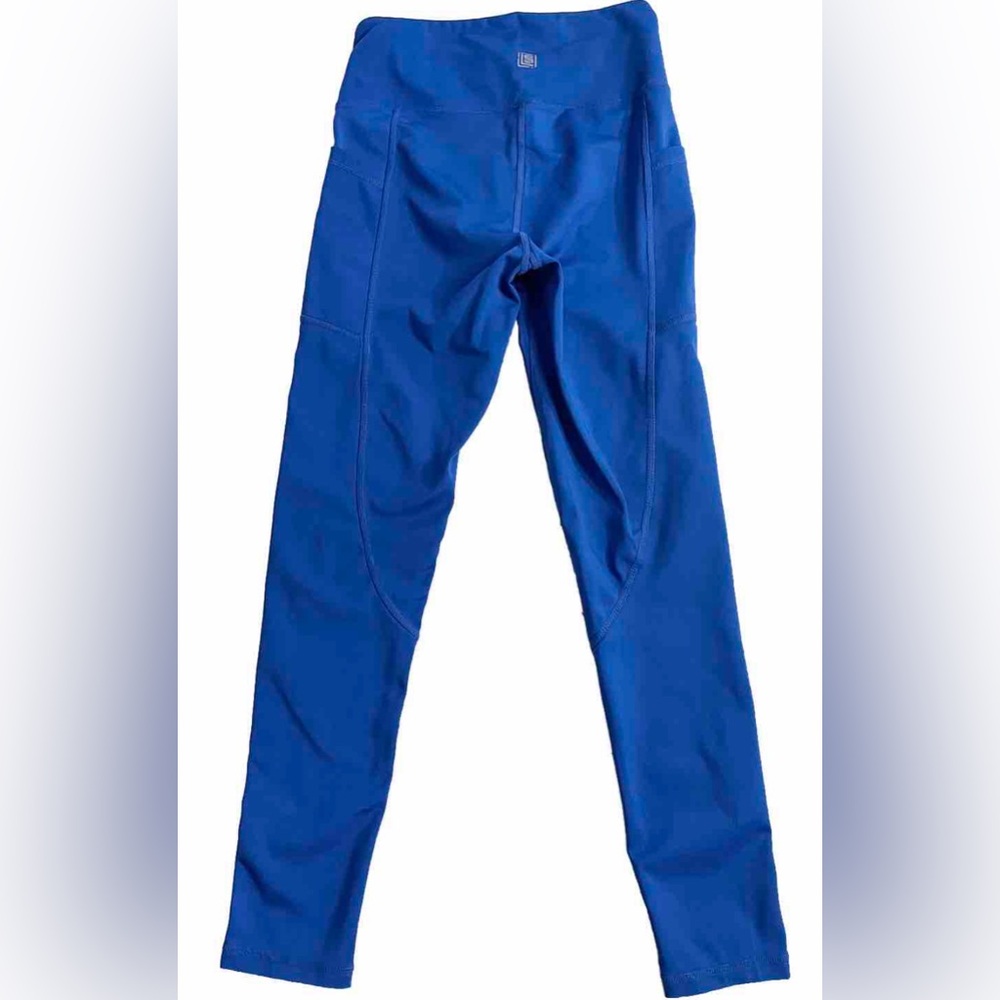 Laundry by Shelli Segal Blue High-Rise Leggings – Size M - Picture 8 of 8